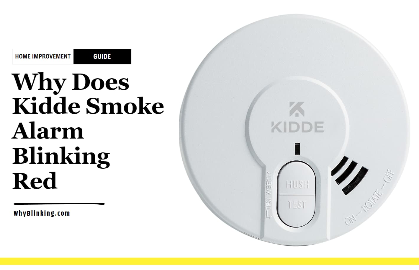 Fix Kidde Smoke Alarm Blinking Red