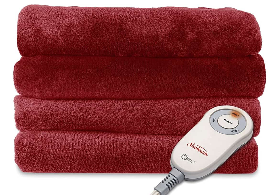 Heated blanket flashing light sale