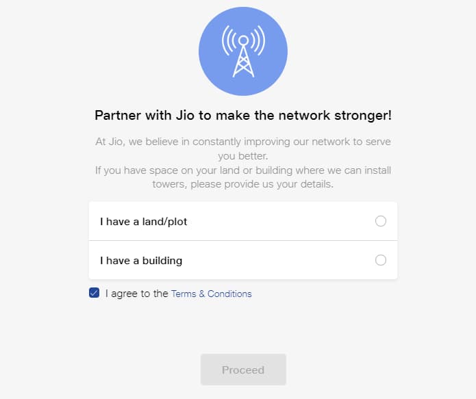 How to Apply for JIO Tower Installation Online