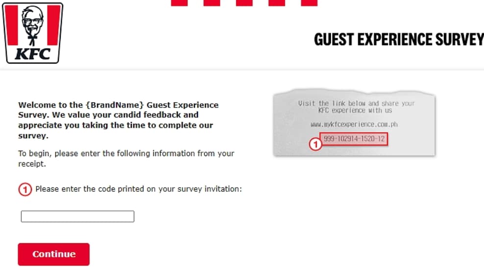 How to Enter MyKFCExperience Survey