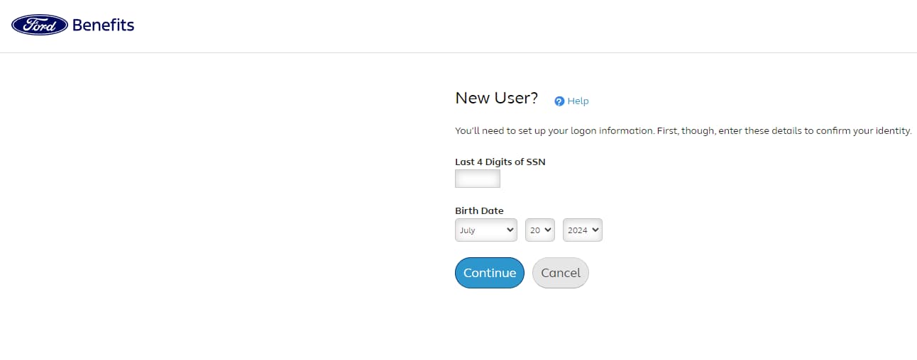 Sign Up for MyFordBenefits